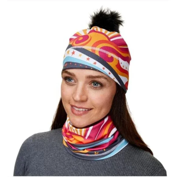 NWT Krimson Klover Neck GAITER Dream On in Multi Apres Ski - Picture 2 of 7